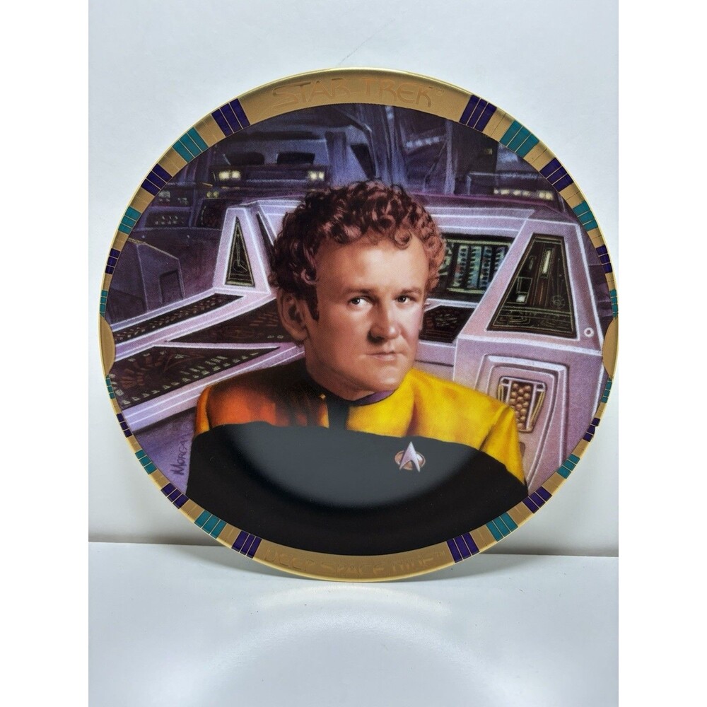 Star Trek DS9 Chief Miles O'Brien Collector Plate Hamilton Collection